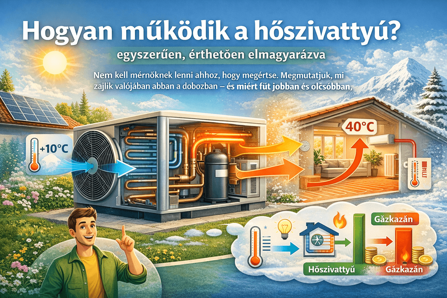 Hogyan működik a hőszivattyú